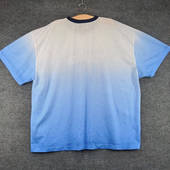 Starter Asphalt Legend Men's Harlem T-Shirt White Blue Ombre 3XL Short Sleeve - Picture 5 of 12